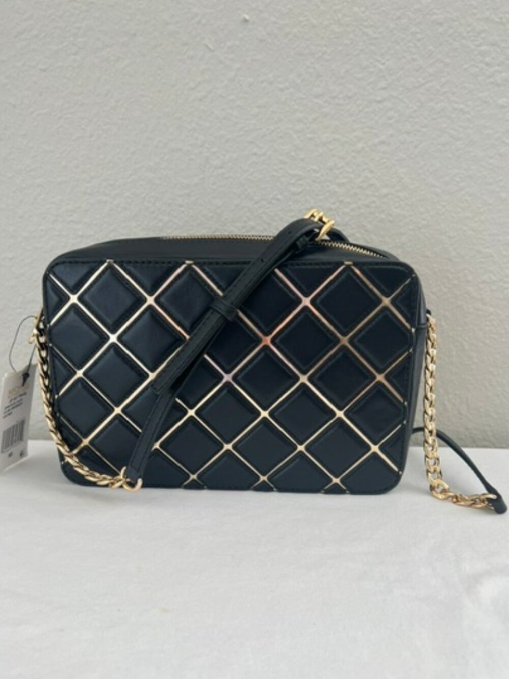 Michael Kors Jet Set Travel Large East West Crossbody 32H6GTVC3U Black/Gold